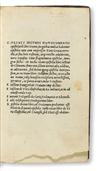 PLINIUS CAECILIUS SECUNDUS, CAIUS [i. e., Pliny the Younger]. Epistolaru[m] libri decem. 1508